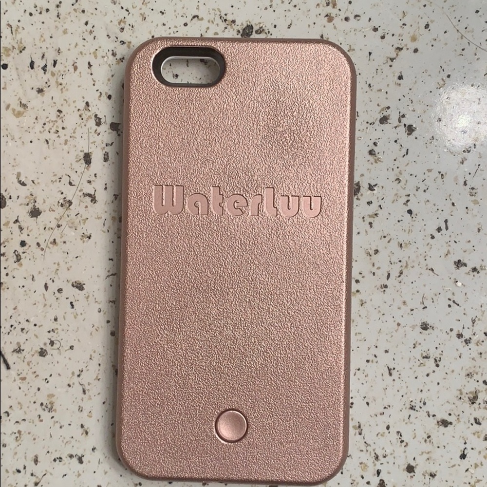rose gold selfie case for iphone 8 plus